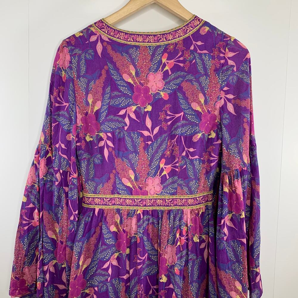 Spell & the Gypsy Collective Bianca Boho Maxi Lavender Wisteria Dress - Picture 10 of 15